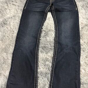 VIP Dark Indigo Straight Leg Jeans